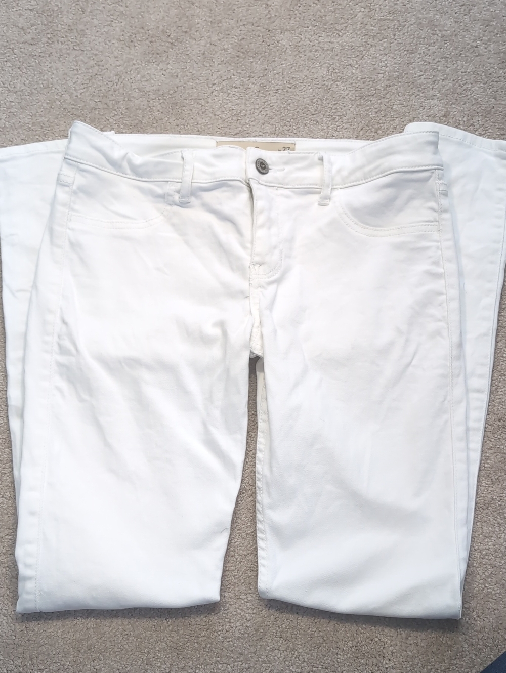 Hollister White Skinny Jeans